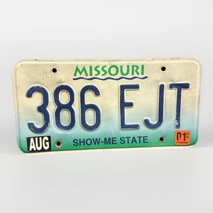 Targa Targa Missouri MO 386 EJT 2001 "Show Me State" Rustico USA - Foto 1 di 4