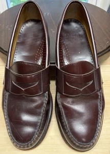 Alden X Brooks Brothers Cognac 10 B Penny Loafers - Picture 1 of 15