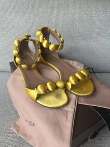 Alaia Flat Sandals Size 37.5 - Picture 1 of 6