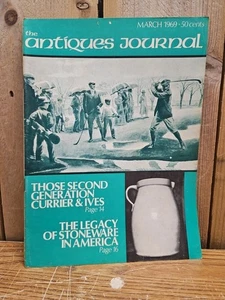 The Antiques Journal Magazine March 1969 The Legacy Of Stoneware In America  - Imagen 1 de 6