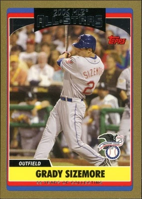 2006 Topps Update Grady Sizemore UH240 金色 631/2006 — 第 1/2 张图片