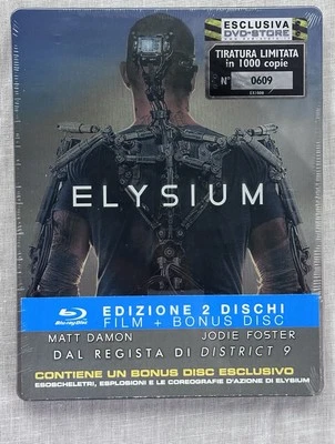 Steelbook Blu-ray Elysium - DVD-Store IT exclusivo 609/1000 nuevo sellado Foto 1 de 3