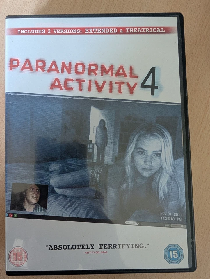 Paranormal Activity 4 DVD Mark Ruffalo (2013) - Image 1 of 1