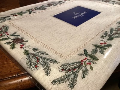4 manteles individuales Villeroy & Boch TEMPORADA RÚSTICA piñas bayas acebo 13 x 19 Foto 1 de 4