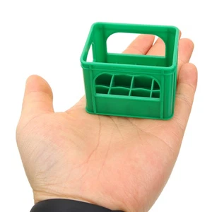 Decorazione casa delle bambole piccola scatola di plastica mini portaoggetti accessori casa delle bambole - Foto 1 di 12