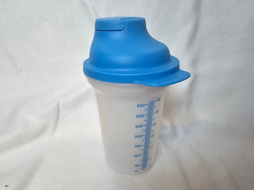 Tupperware Shaker Shake-it Schüttelbecher 350ml blau NEU - Bild 1 von 1