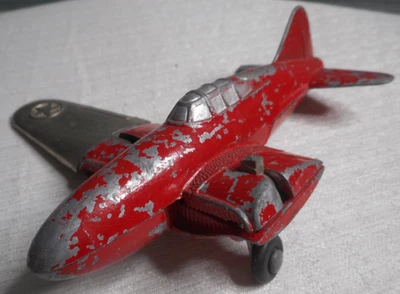 Juguete Hubley Kiddie Nº430 Metal Ejército de Estados Unidos Rojo/Plateado Cementerio Digno PIEZAS Foto 1 de 4