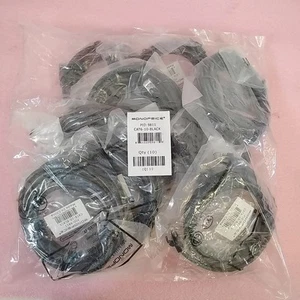 (Lot of 10) Monoprice CAT6-10-BLACK Patch Cable - Picture 1 of 4