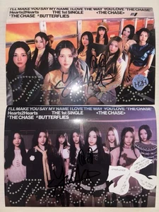 Hearts2Hearts [The Chase] YUHA Autographed Signed Album H2H Both Ver Full Set - Picture 1 of 4