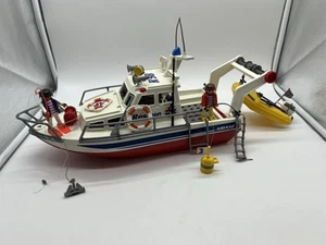 PLAYMOBIL 3063 Rescue-Boot mit Beiboot Rettungskreuzer Ariane mit Zubehör - Bild 1 von 4