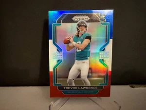 2021 NFL Panini Prizm Trevor Lawrence #331 Red White Blue Prizm Rookie Card - Picture 1 of 2