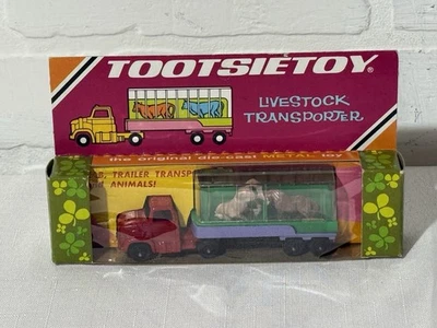 Tootsietoy Livestock Transporter Dated 1969 Sealed Original Package Die-Cast - Image 1 of 4