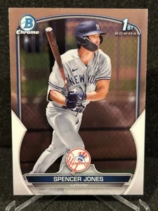 2023 Bowman Chrome Spencer Jones 1st Prospect New York Yankees #BCP-139 - Picture 1 of 2