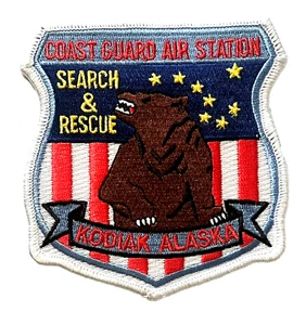 U.S. COAST GUARD AIR STATION KODIAK ALASKA PATCH (CG1) SEARCH & RESCUE - Bild 1 von 3