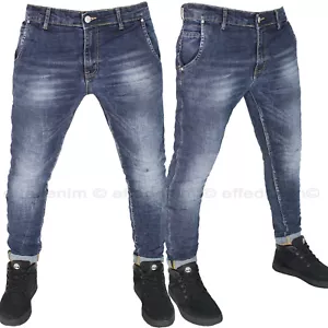 Jeans Uomo Tasca America elasticizzato Denim Pantaloni slim nuovo 687 - Foto 1 di 2