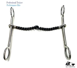 Simplicity Barrel Racing Bit 5-1/4" Sweet Iron Twisted Wire Mouth New - Picture 1 of 3
