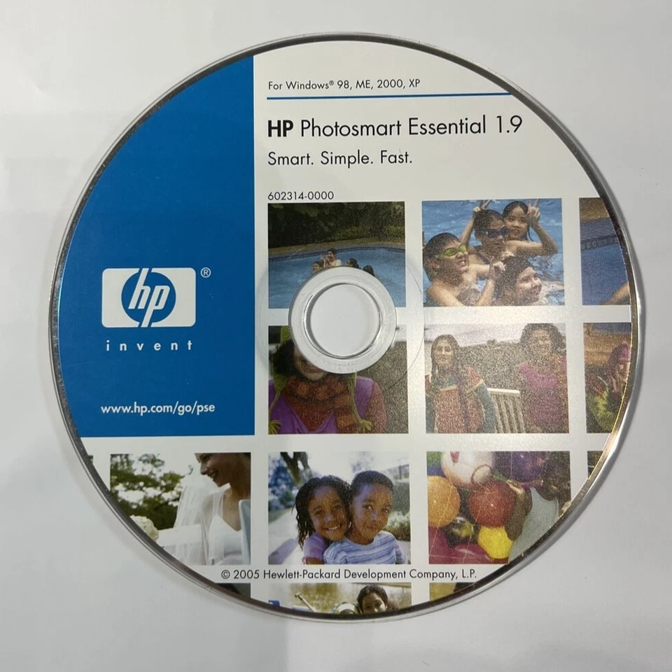 2006 HP Photosmart Essential 1.9 Software Windows 98 ME 2000 XP Collage Creator - Image 1 of 1