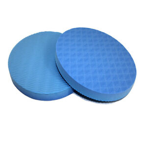 2pc Yoga Workout Knee Pad Cushion Non Slip Portable Practice Mat Protect Elbows