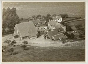 Ferme flamande, vue aérienne - Photo Vintage c.1935 Pays-Bas - Picture 1 of 2