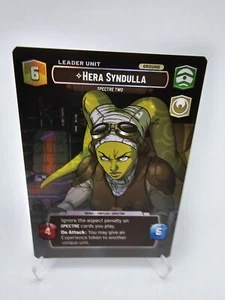 Star Wars Unlimited Hera Syndulla Showcase Foil Englisch Boosterfresh - Picture 1 of 2