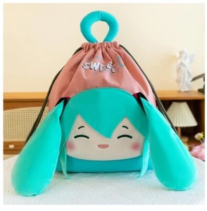 Miku Hatsune Anime Plüsch Japanische Rucksacke Tasche Bag BACK PACK 41x37cm - Picture 1 of 6