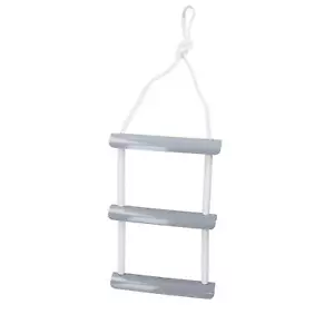 3 Step Boat Boarding Ladder Twist Rope Ladder Swim Safety Steps Yacht Rib - Picture 1 of 4