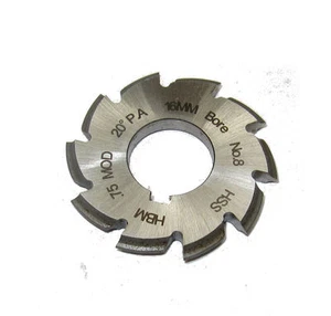 INVOLUTE MODULE GEAR CUTTER HSS GEARCUTTER METRIC BORES SIZES FROM RDGTOOLS - Picture 1 of 6