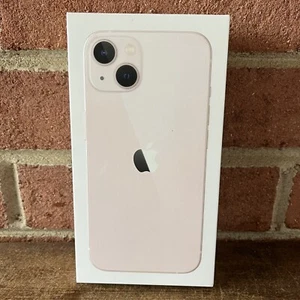 EMPTY BOX ONLY Apple iPhone 13 Pink 128GB Replacement MLA73LL/A A2482 - Zdjęcie 1 z 4
