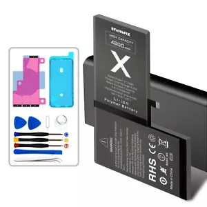 Ersatz Akku Für Apple iPhone X 4600mAh TOP Kapazität Batterie Battery Tausch Set - Bild 1 von 7