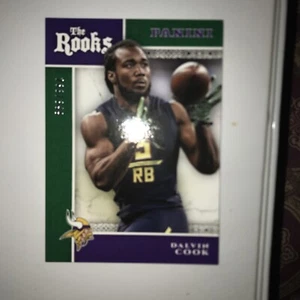 2017 Panini The Rooks Green 233/399 Dalvin Cook #RO-DC Rookie RC - Picture 1 of 5