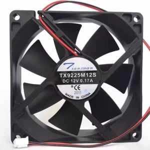 1PCS TX9225M12S DC12V 0.17A 2-Pin Silent Cooling Fan - Picture 1 of 2