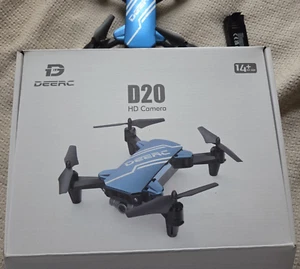 DEERC D20 Blu Mini Droni RC con 720P HD FPV Telecamera 3D Flips RC Quadricottero - Foto 1 di 5