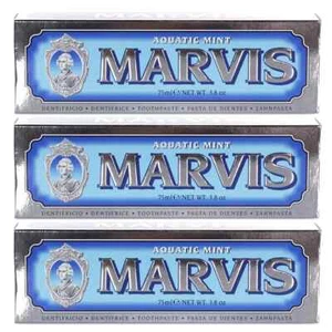 Marvis Aquatic Mint Toothpaste, 3.8 oz (3 PACK) - Picture 1 of 2