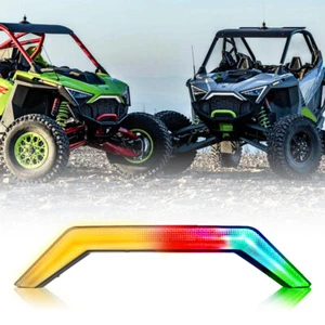 LED Front Accent Light RGB Center Grill Light For Polaris RZR PRO XP/4 2020-2023 - Picture 1 of 7