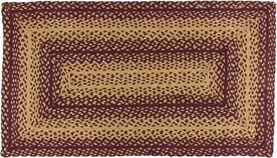 Vintage Star  Braided Area Rug By IHF Rugs. Oval & Rectangle. Many Sizes. - Image 1 of 4