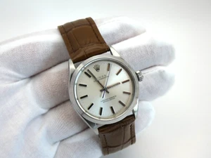 Vintage ROLEX Oyster Perpetual 1002 Steel Automatic Mens Watch - Picture 1 of 8