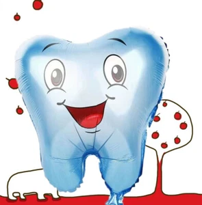 Tooth Fairy Balloon First Tooth Atam Hatik Agra Hadig Party Decoration Cartoon - Picture 1 of 11