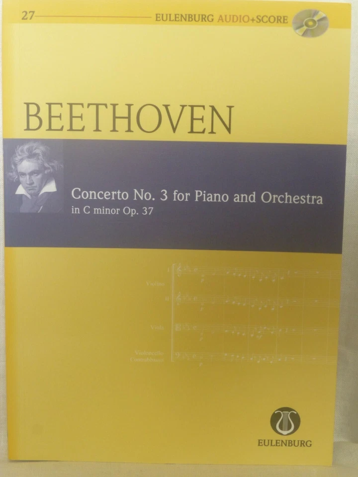 Eulenburg audio + score Beethoven concerto No.3 for piano and orchestra - Image 1 of 1