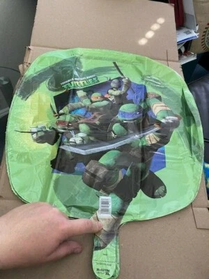 Teenage Mutant Ninja Turtles Happy Birthday Mylar Foil Balloon 17" New!!! - Image 1 of 2
