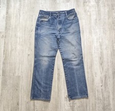 Vintage Jordache Mens Denim Regular Fit Medium Wash Jeans Horse Logo Size 34x28