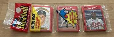1990 Pack Steve Sax (DK) Yankees Joe Hesketh Expos Ron Gant Braves Error Pack? - Image 1 of 2