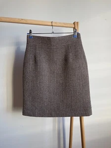 Prada Vintage Tweed Straight Above Knee Skirt Size IT 44 - Picture 1 of 8