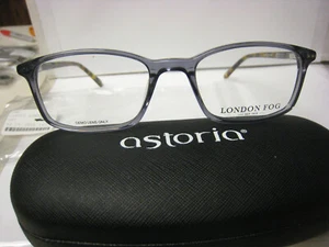NEW London Fog  CURTIS in GREY/TOR 52-19-140 mm  Eyeglass Frame & Generic Case - Picture 1 of 4