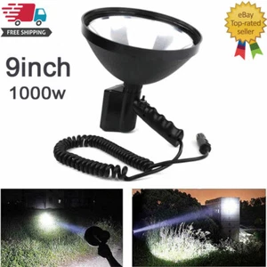 9 inch 100W Portable Fishing Camping Light 245mm Outdoor Hunting Spot Lamp 12V - Picture 1 of 11
