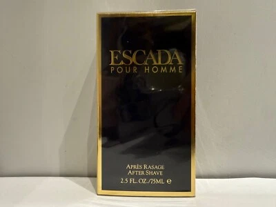 ESCADA POUR HOMME AFTER SHAVE 75ML DISCONTINUED VINTAGE DOPOBARBA - Immagine 1 di 4