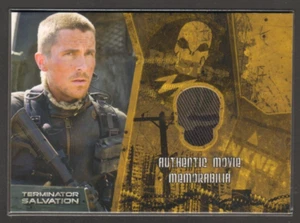 TERMINATOR SALVATION JOHN CONNOR CHRISTIAN BALE COSTUME CARD TOPPS 2009 - Picture 1 of 2