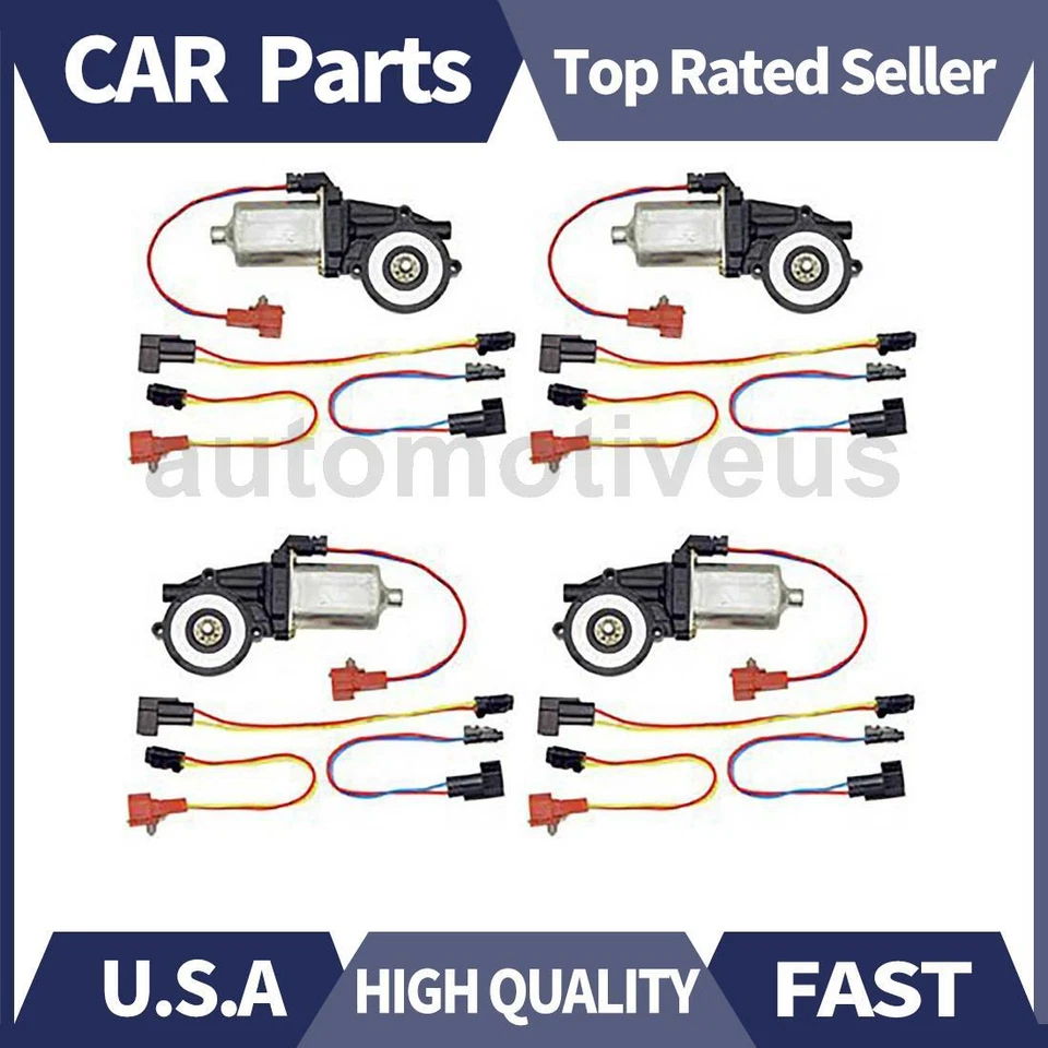 Motor de ventana eléctrica delantera trasera 4 X Dorman para Dodge Charger 1971-1974 Foto 1 de 4