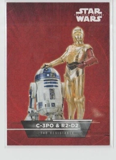 Star Wars The Force Awakens Series 1 CHARACTER Sticker Trading Card 16 of 18 - Image 1 of 1
