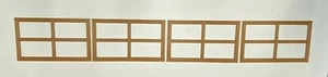 4 Amarr Stockton Short Panel Replacement Inserts Amarr Garage Doors Golden Oak - Picture 1 of 4