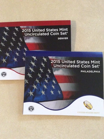 Mint Set - 2015  P and D Uncirculated Set: 10 Coins       (MS10-125) Cover